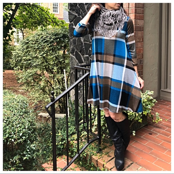 ✨LAST ONE✨Plaid swing side pocket dress - Picture 7 of 7